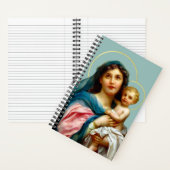 Carnet Madonna et l'enfant (À l'intérieur)