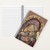 Carnet Madonna et l'enfant (À l'intérieur)