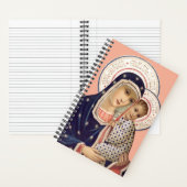 Carnet Madonna et l'enfant (À l'intérieur)