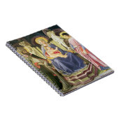 Carnet Madonna et l'enfant avec des solides solubles. (Côté Droit)