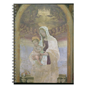 Carnet Madonna et l'enfant, un détail du tabernacl