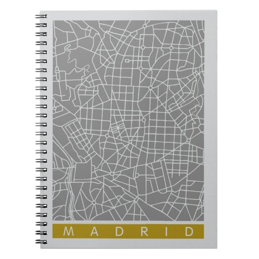 Carnet Madrid map (Devant)