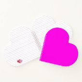 Carnet Magenta brillant (couleur solide) (Intérieur)