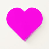 Carnet Magenta brillant (couleur solide) (Dos)