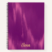 Carnet Magenta Shimmer (Devant)