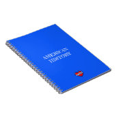 Carnet Maggie cœur bleu (Côté Droit)