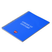 Carnet Maggie cœur bleu (Côté gauche)