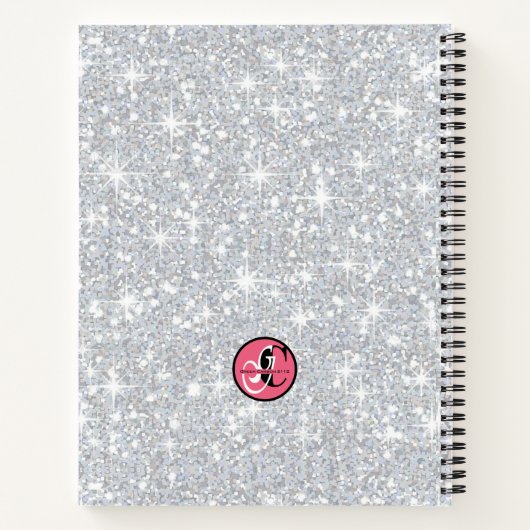 Carnet Magic AF Parties scintillant Unicorn Flower Crown (Dos)