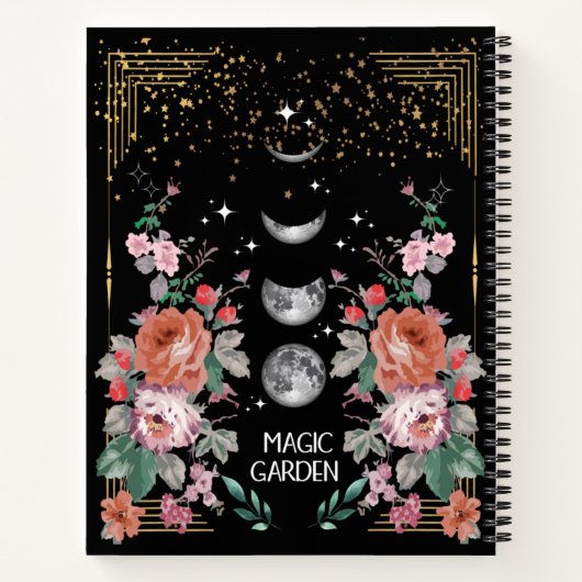 Carnet Magic Moon Garden (Dos)