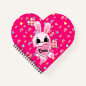 Carnet Magic pink candy world (Devant)