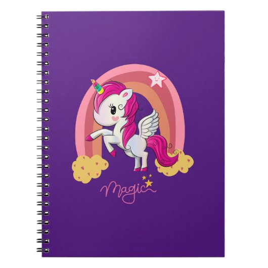 Carnet Magic Unicorn Fan Club (Devant)
