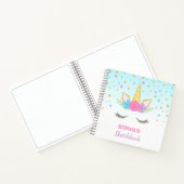 Carnet Magic Unicorn Personnalisé Kids Sketchbook (Intérieur)