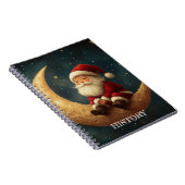Carnet Magical Night with Crescent Moon and Santa Claus (Côté Droit)