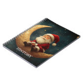 Carnet Magical Night with Crescent Moon and Santa Claus (Côté gauche)