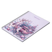 Carnet Magical Purple Reindeer (Côté gauche)