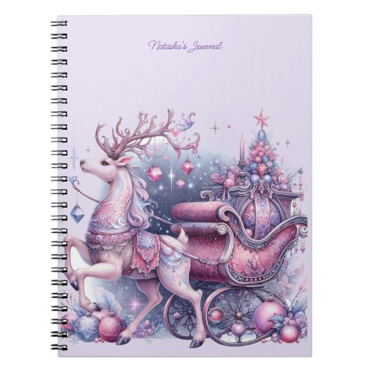 Carnet Magical Purple Reindeer (Devant)