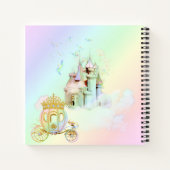 Carnet Magical Rainbow Princess Castle Carriage (Dos)