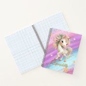 Carnet Magical Unicorn with Rainbow Notebook (Intérieur)