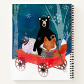 Carnet Magical Winter Animal Friends Sketch Notebook (Dos)