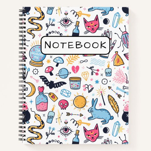 Carnet Magie de cuisine éffrayante (Devant)