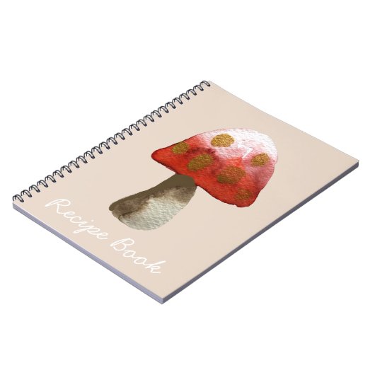 Carnet Magie de Toadstool de champignon rouge (Côté gauche)