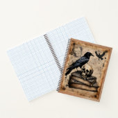 Carnet Magie du corbeau et du crâne (Intérieur)