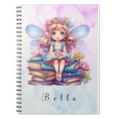 Carnet magie féerique violette (Devant)