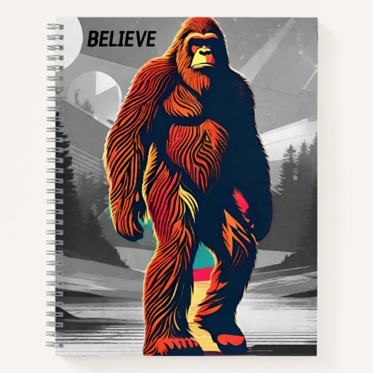 Carnet Magique Colorful Bigfoot Abstrait Cosmic EncounTer (Devant)