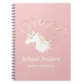 Carnet Magique Licorne Moderne Enfants (Devant)