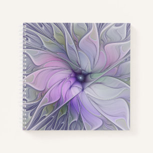Carnet Magnifique beauté moderne abstraite fleur d'art fr
