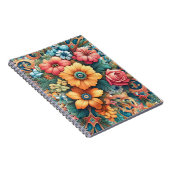 Carnet Magnifique bouquet de fleurs (Côté Droit)