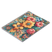 Carnet Magnifique bouquet de fleurs (Côté gauche)