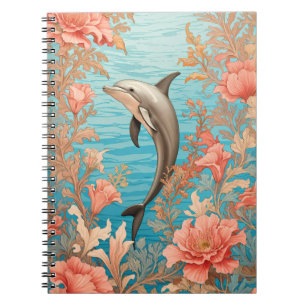 Carnet Magnifique dauphin vintage