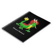 Carnet Magnifique Dragon Chinois (Côté gauche)