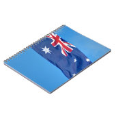CARNET MAGNIFIQUE DRAPEAU AUSTRALIEN (Côté gauche)