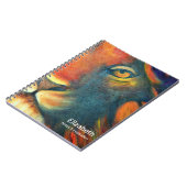 Carnet Magnifique Lion Head Portrait Regal et Fière (Côté gauche)