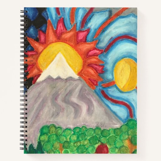 Carnet Magnifique Monde Spirale (Devant)