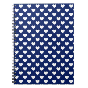 Carnet Magnifique Ordinateur Portable Bleu Foncé Et Coeu