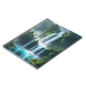Carnet magnifique paysage cascade (Côté gauche)