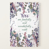 Carnet Magnifique revue botanique de louanges et de prièr (Verso)