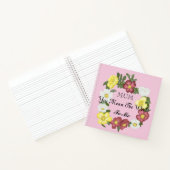 Carnet Magnifique Rose sauvage modifiable (Intérieur)