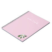 carnet Magnolia "Notes & Telles" (Côté gauche)