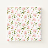 Carnet Magnolia rose (Dos)