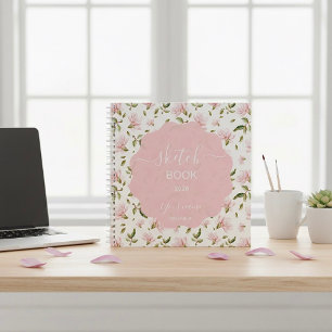 Carnet Magnolia rose