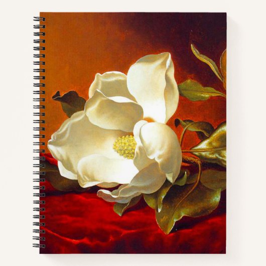 Carnet Magnolia sur Red Velvet Martin Johnson Heade (Devant)