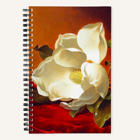 Carnet Magnolia sur Red Velvet Martin Johnson Heade (Recto)