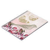 Carnet Magnolias romantiques (Côté gauche)