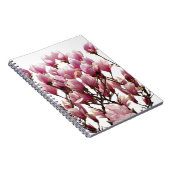 Carnet Magnolias roses en fleurs Fleur de printemps (Côté Droit)