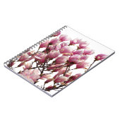 Carnet Magnolias roses en fleurs Fleur de printemps (Côté gauche)