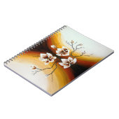 Carnet magnolien, acrylique (Côté gauche)